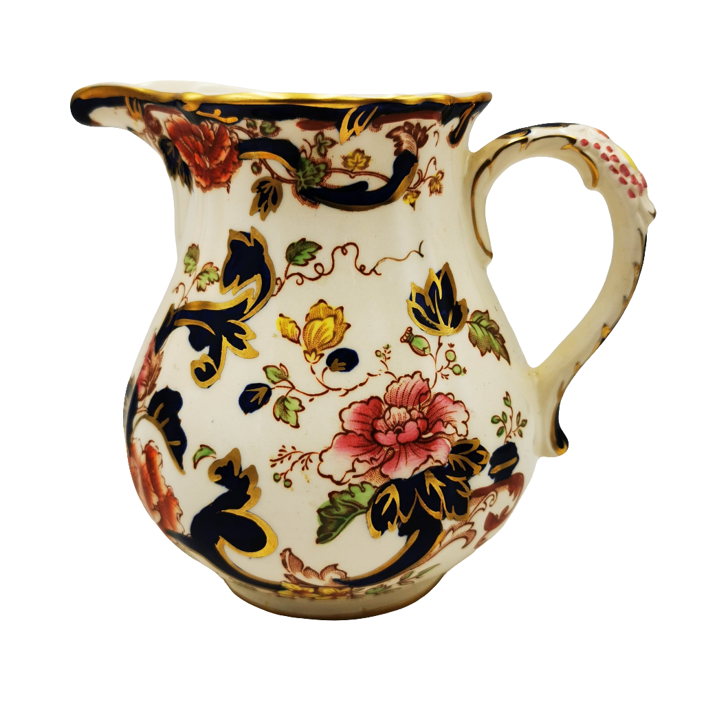 Masons Mandalay Blue Ironstone China 1-pint Milk Jug