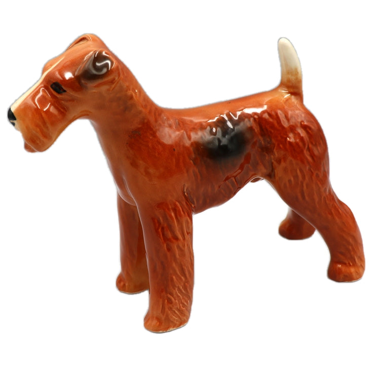 Vintage Melba Ware Airedale Terrier figurine