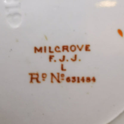 Antique F J J China Milgrove Rd No631484 Cake Plate