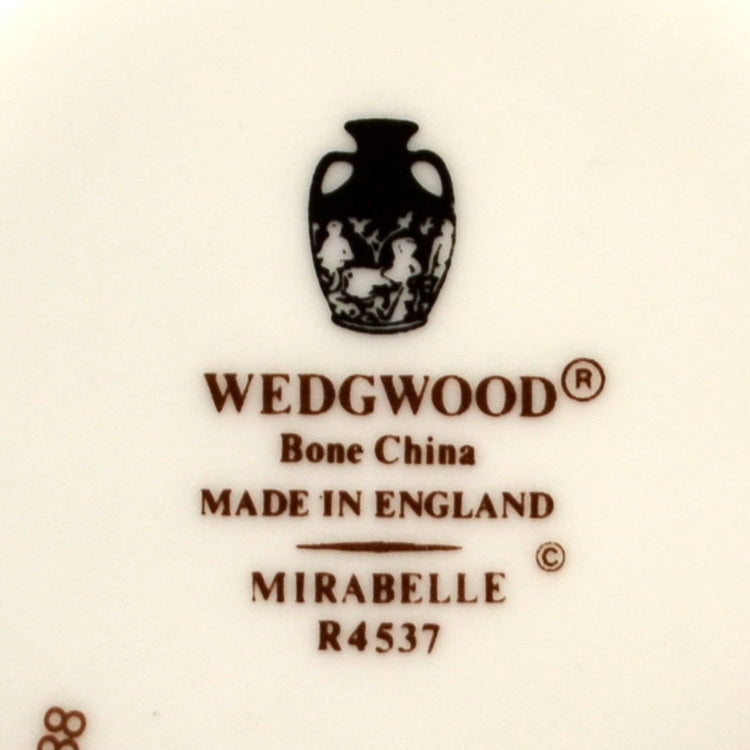 Wedgwood China Mirabelle R4537 Teacup Saucer and Side Plate Trio