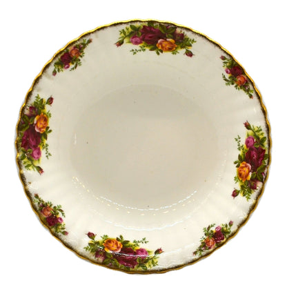 Royal Albert Old Country Roses Fruit Saucer – Classic Rose Patterned Fine China Dessert Plate
