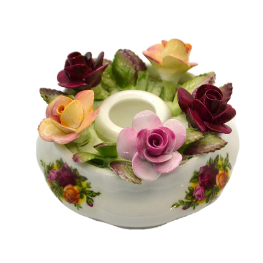 Royal Albert Old Country Roses China Candle Holder