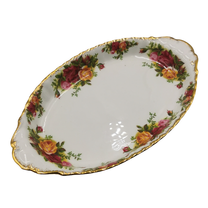 Royal Albert Old Country Roses China 9-7/8th-inch Oval Shallow Dish