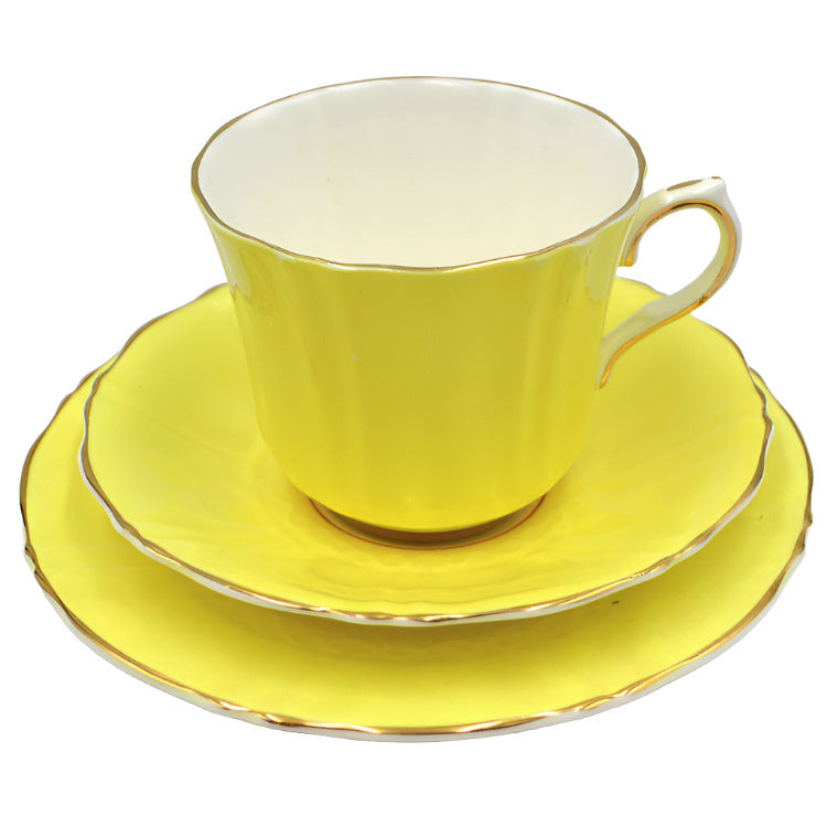 ampson smith old royal china yellow ground teacup 1930-1940