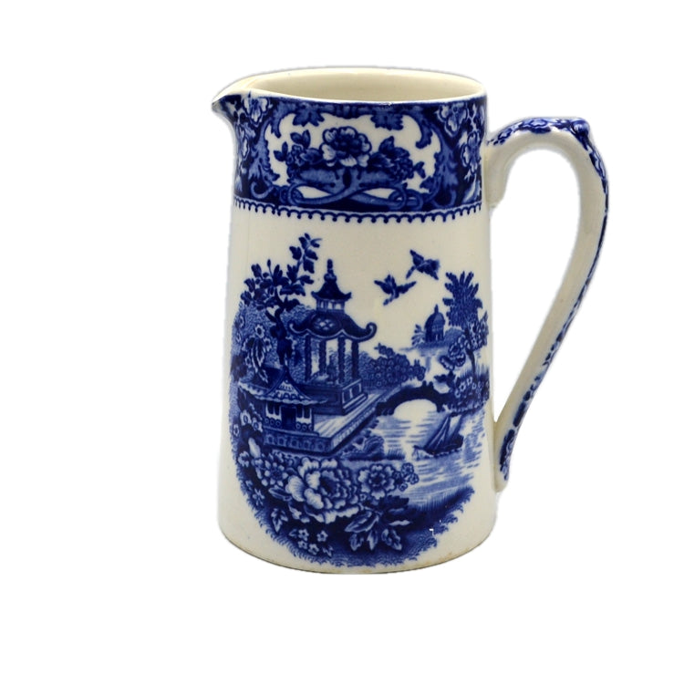 Swinnerton Olde Alton Ware Blue and White China Blue Pagoda Hot Water Jug