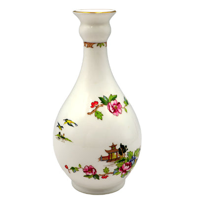 crown staffordshire pagoda china bud vase