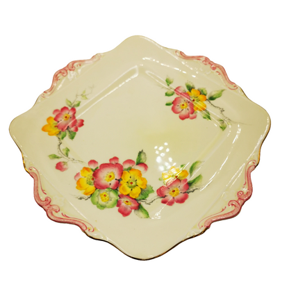 Antique Paragon China Apple Blossom G746 Square Cake Plate