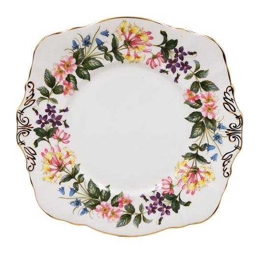 paragon country lane cake plate or sandwich plate