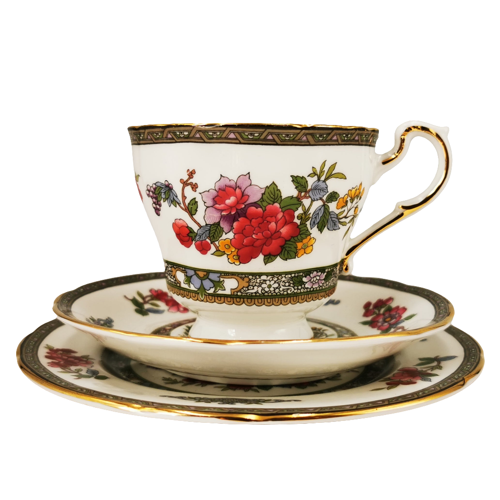 Paragon China Tree of Kashmir Teacup Trio