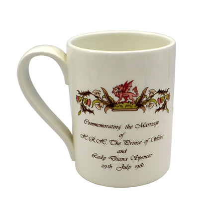 royal wedding china mug 1981