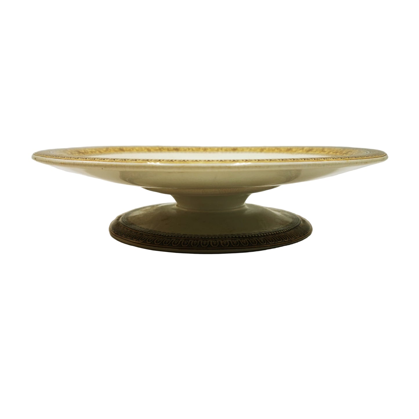 Antique F & R Pratt & Co Earthenware China No 123 Pattern Short Comport Stand