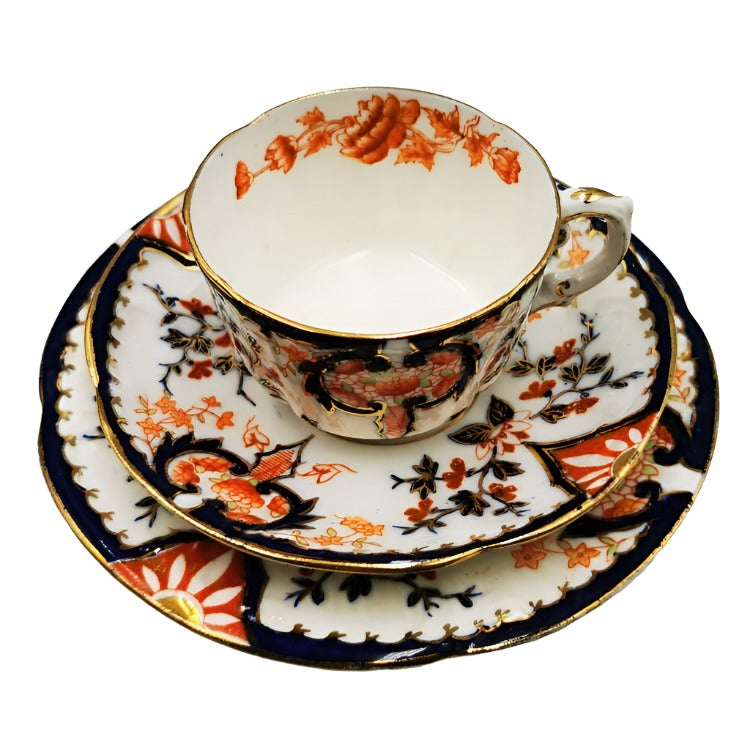 Antique Redfern & Drakeford Imari China 1093 Teacup Trio Rd No 233182