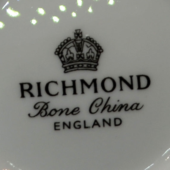 Richmond China Pink Rose Time Teacup and Saucer