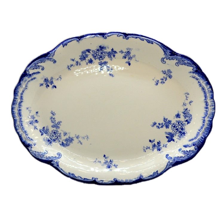 Antique Ridgway Chiswick Rd No 295284 Royal Semi Porcelain China 12.5-inch Platter