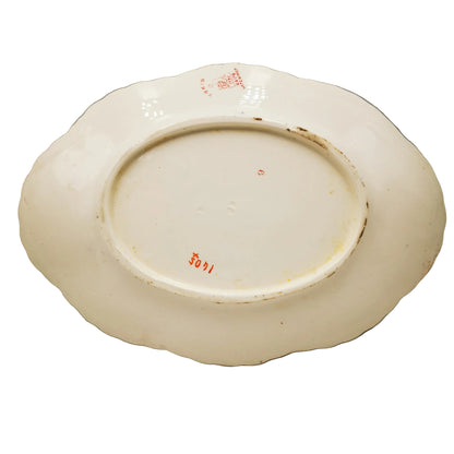 Antique Keeling & Co Tokio Full Colour Pattern 1405 Sauce Platter