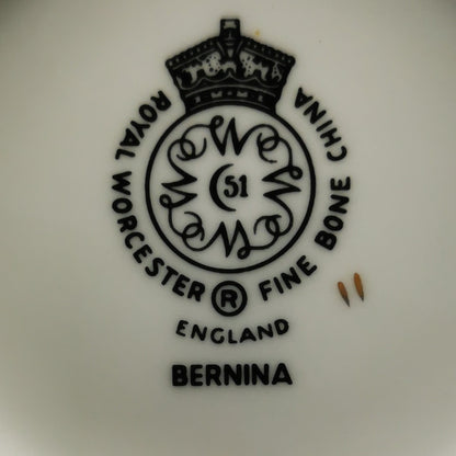 Royal Worcester China Bernina Soup Cup and Saucer