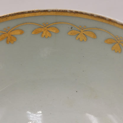 Antique Royal Crown Derby Open Bowl Tea Cup & Saucer