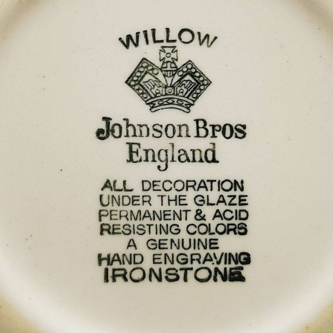 Johnson Bros Willow China Mark 