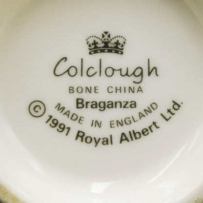Colclough Doulton Royal Albert Braganza 8454 Bone China Teacup shape D Trio