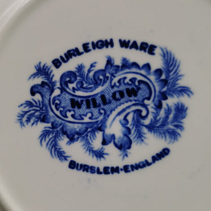 Burgess & Leigh Burleigh Ware Willow Blue and White China Mark