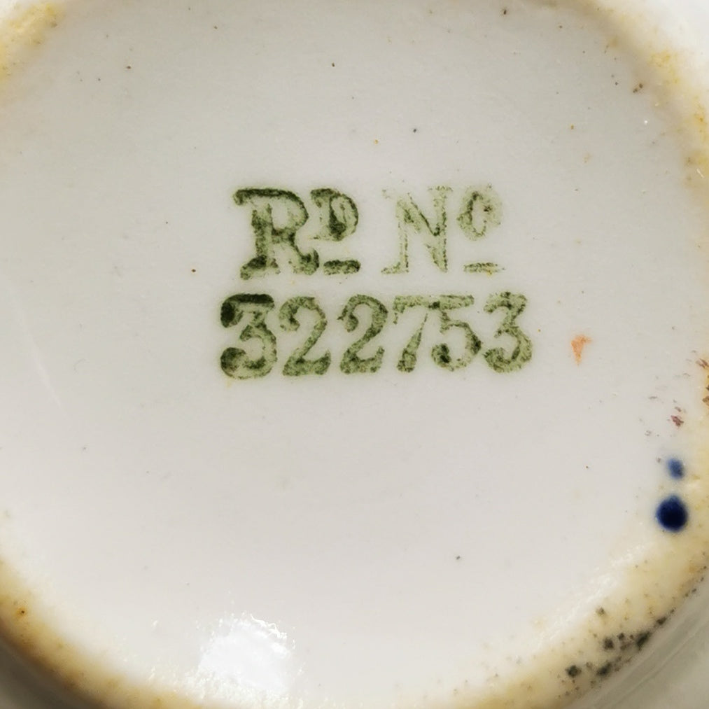 Antique Redfern & Drakeford Floral China 2342 Teacup Trio
