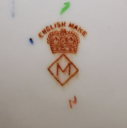 Antique T C Wild Imari China Cake Plate