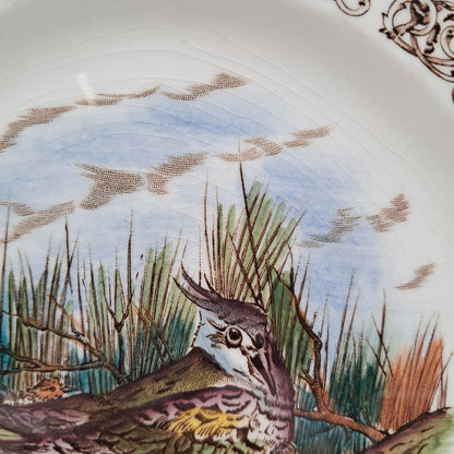 Mason's China Game Birds The Lapwing 7.75-inch Sandwich / Dessert plate