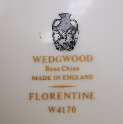 Wedgwood China Florentine Green W4170 10.75-inch Dinner Plate