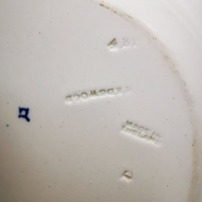 Antique Wedgwood Blue Willow China Plate Dish