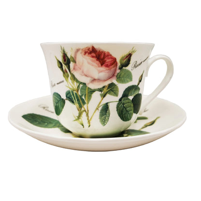 Roy Kirkham Bone China Redoute Rose Breakfast Cup
