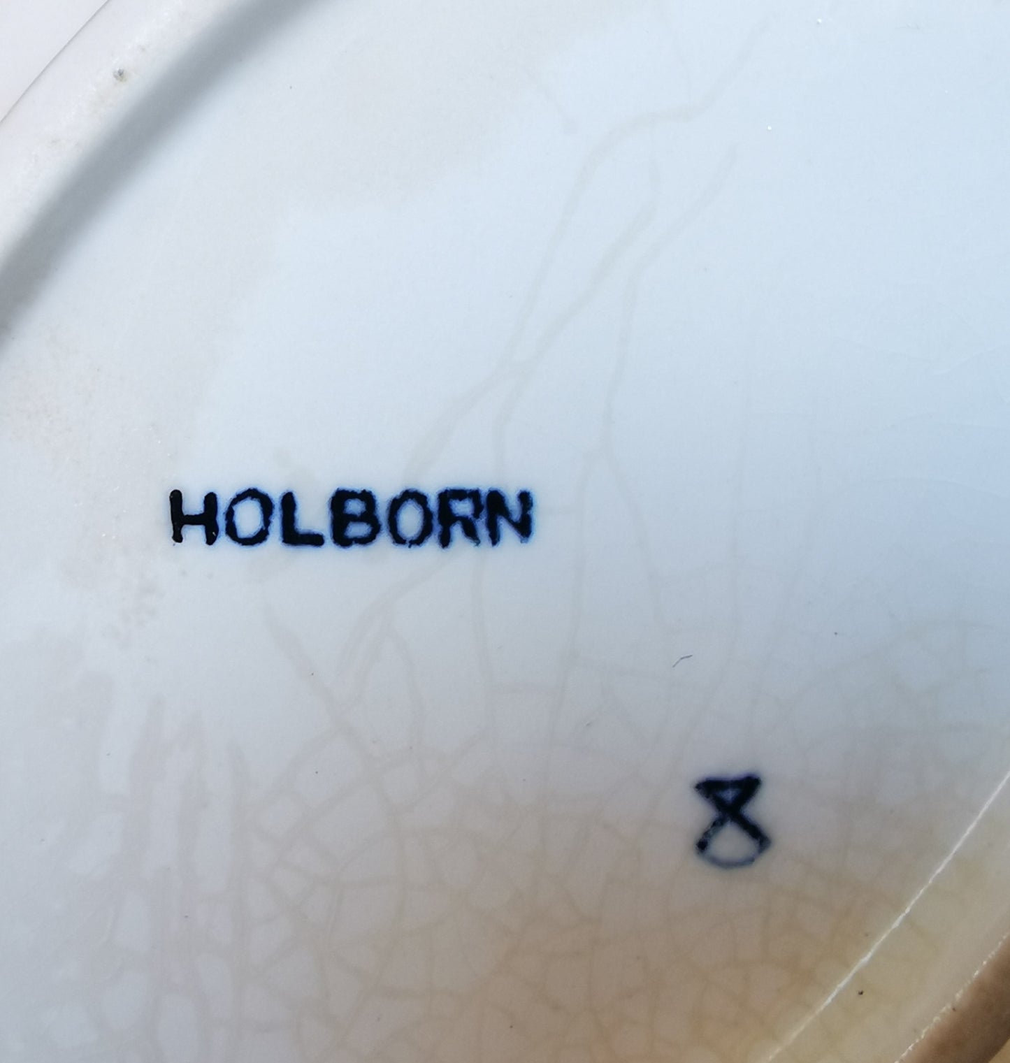 Antique Holburn Blue and White Jug or Gravy Boat