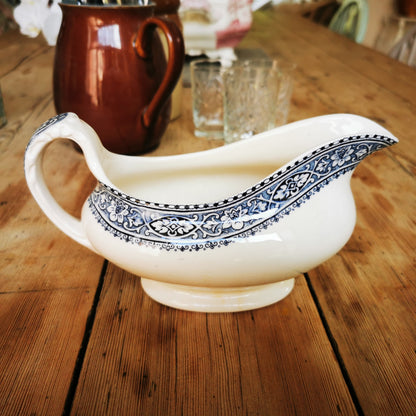 Antique Holburn Blue and White Jug or Gravy Boat