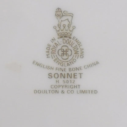 Royal Doulton Sonnet China H5012 6.75-inch Dessert or Cereal Bowl