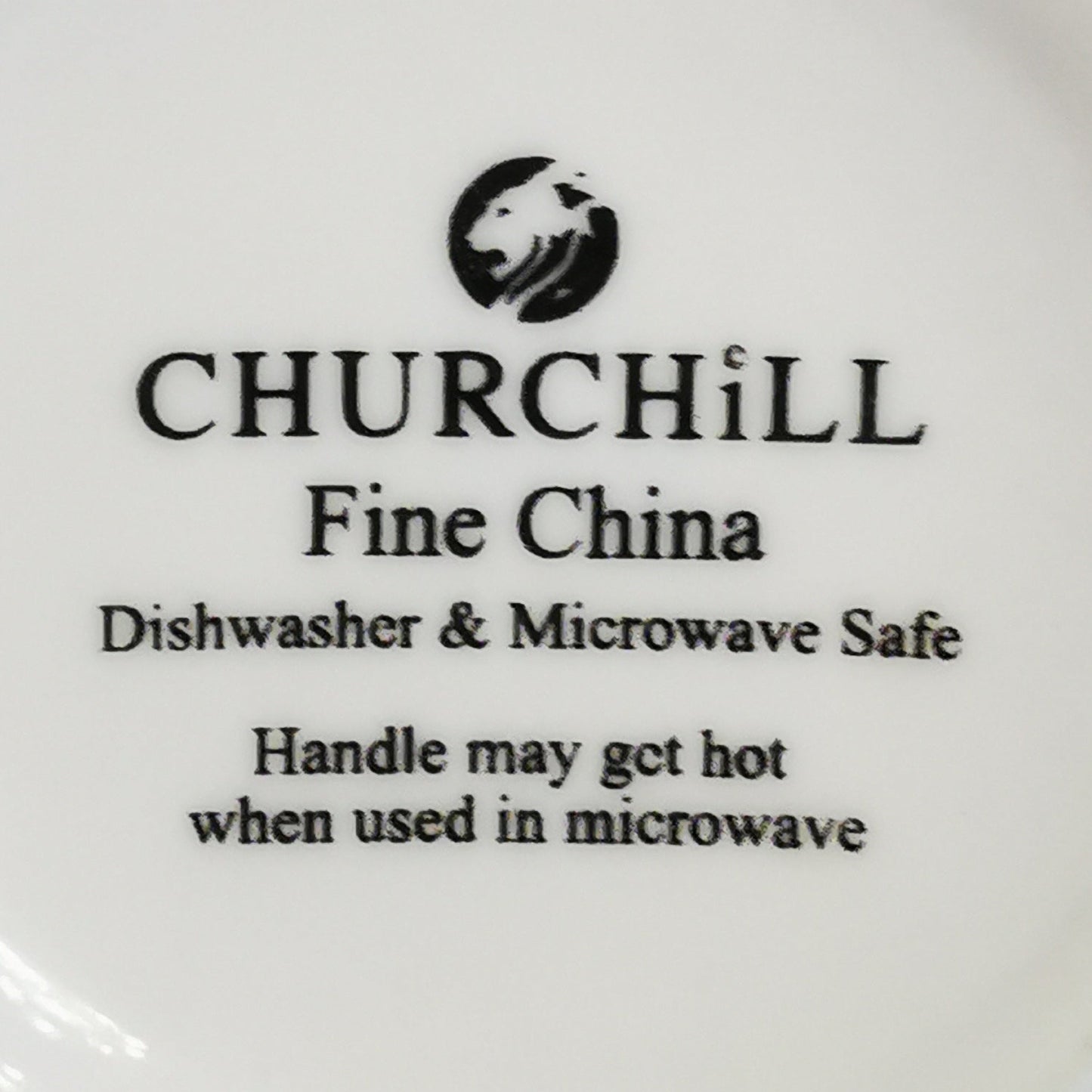 Churchill China Out of the Blue and White Porcelain Mug