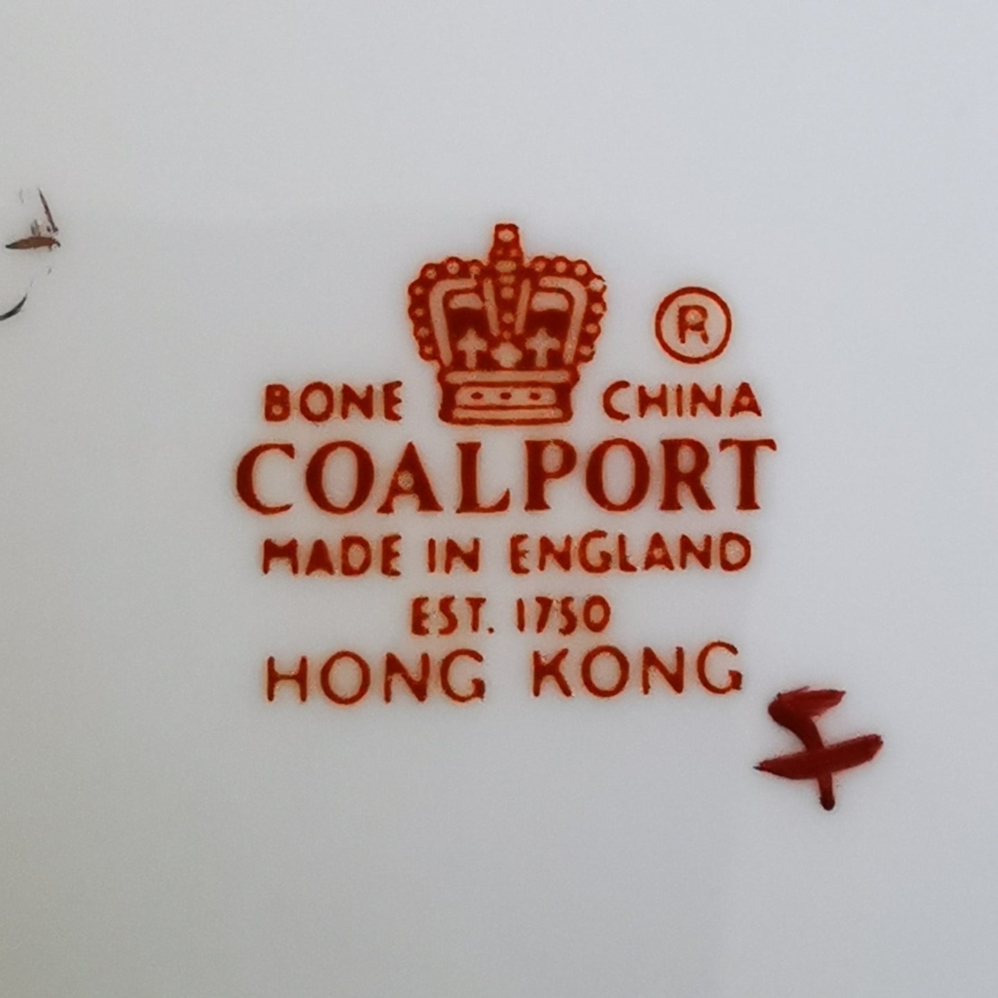 Coalport China Hong Kong Porcelain Dish