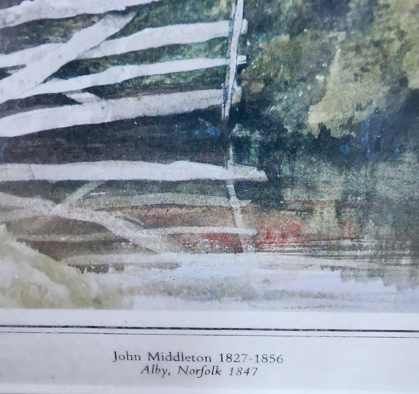 John Middleton Alby Norfolk 1847 Framed Print