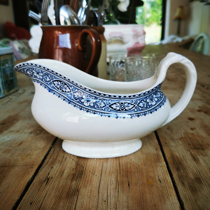 Antique Holburn Blue and White Jug or Gravy Boat
