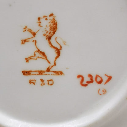 Antique Redfern & Drakeford Floral China 2307 Teacup Trio