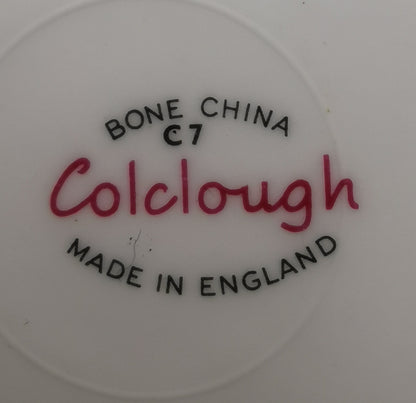 Colclough Blue Acorn China 7582 Cake Plate