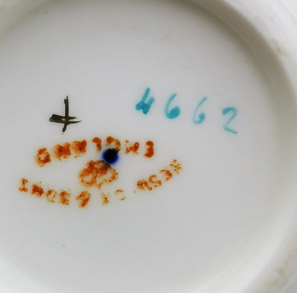 Antique Beswick & Sons Warwick China 4662 Teacup Trio