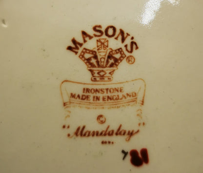Masons Mandalay Blue Ironstone China 7-5/8th-inch Plate