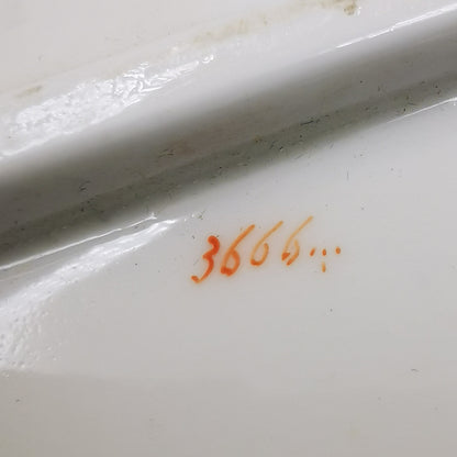 Antique Rockingham China Cake Plate pattern 3666 c1840-1860