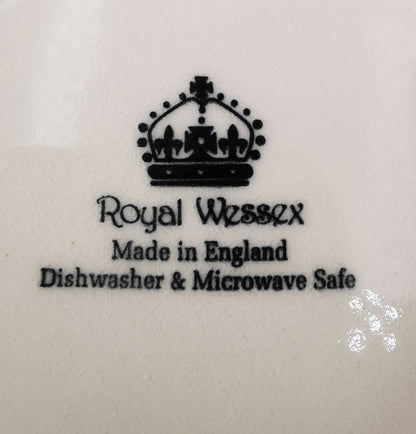 Royal Wessex Ironstone China Blue Willow Cereal Bowl