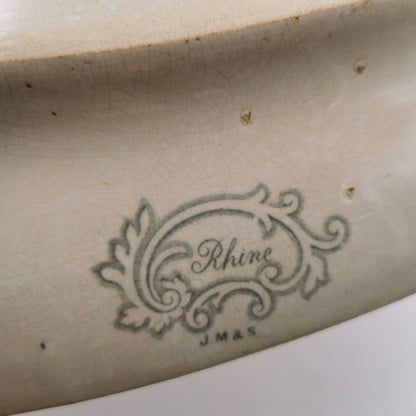 Antique John Meir & Son Ironstone China Rhine Platter 1840-1850