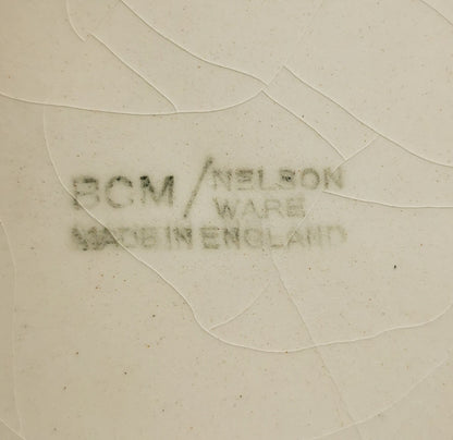 Elijah Cotton BCM Nelson Ware China Embosed Gilt Cake Plate