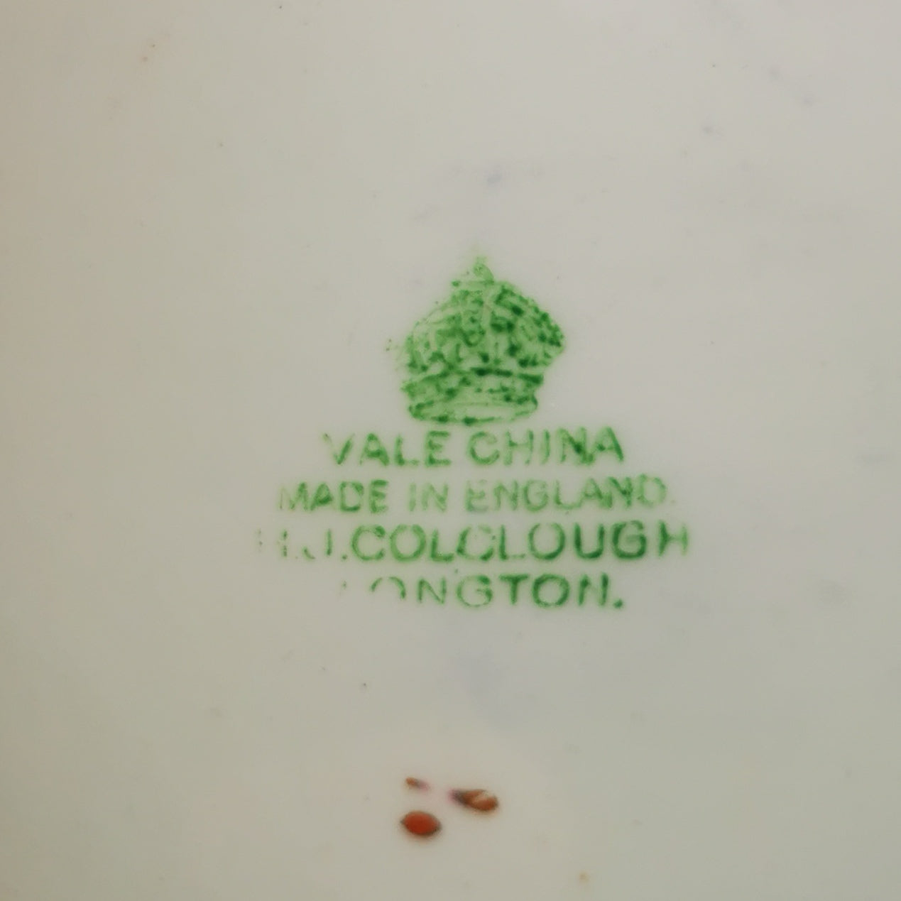 H J Colclough Vale China Imari Cake Plate
