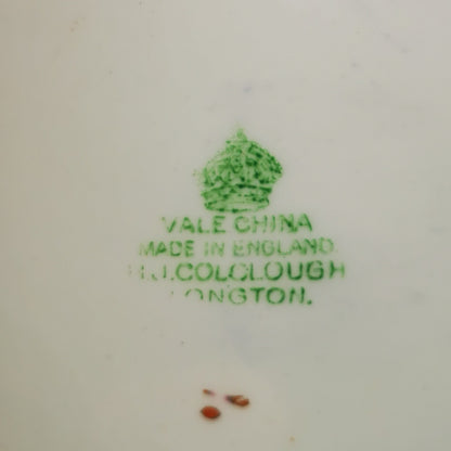 H J Colclough Vale China Imari Cake Plate