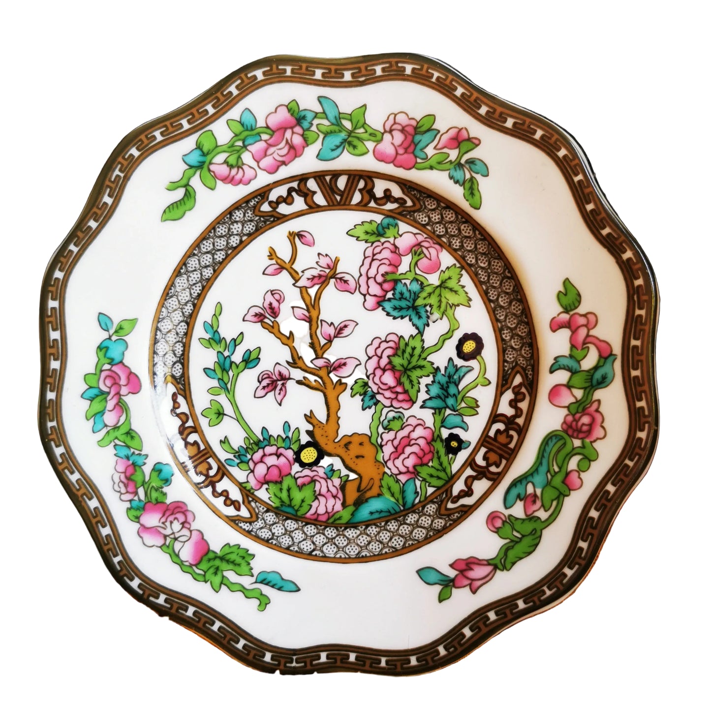 Coalport China Indian Tree 12 Sided Side 6-inch Plate