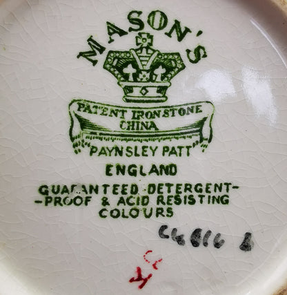 Masons Paynsley Green Full Hand Coloured China Coffee Pot