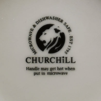 Churchill Finlandia Blue and White China Large Teapot